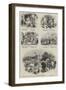 Spring Life in Town and Country-Sir John Gilbert-Framed Giclee Print