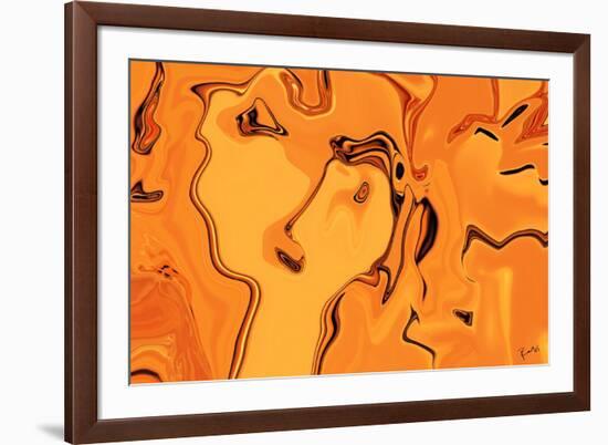 spring love-Rabi Khan-Framed Art Print