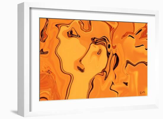 spring love-Rabi Khan-Framed Art Print