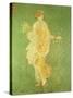 Spring, Maiden Gathering Flowers, from the Villa of Varano in Stabiae, c.15 BC-60 Ad-Roman-Stretched Canvas