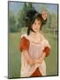 Spring: Margot Standing in a Garden, 1900-Mary Stevenson Cassatt-Mounted Giclee Print