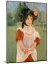 Spring: Margot Standing in a Garden, 1900-Mary Stevenson Cassatt-Mounted Giclee Print