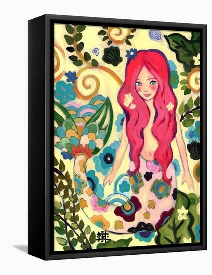Spring Mermaid-Natasha Wescoat-Framed Stretched Canvas
