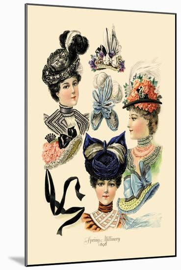 Spring Millinery-null-Mounted Art Print