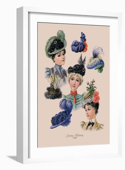 Spring Millinery-null-Framed Art Print