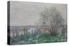 Spring mood, Vétheuil. 1880-Claude Monet-Stretched Canvas