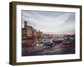 Spring Moon, Caernarfon-Jane Carpanini-Framed Giclee Print