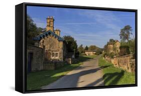 Spring Morning at Edensor, Estate Village at Chatsworth, Home of Duke of Devonshire-Eleanor Scriven-Framed Stretched Canvas