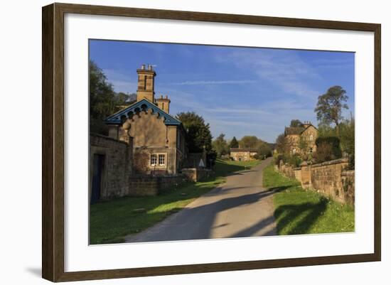 Spring Morning at Edensor, Estate Village at Chatsworth, Home of Duke of Devonshire-Eleanor Scriven-Framed Photographic Print