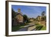 Spring Morning at Edensor, Estate Village at Chatsworth, Home of Duke of Devonshire-Eleanor Scriven-Framed Photographic Print