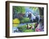 Spring Morning At The Farm-Bridget Voth-Framed Giclee Print