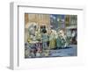 Spring Morning, Houston and Division Streets, New York-George Luks-Framed Premium Giclee Print