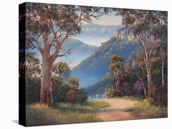 Spring Morning - Katoomba-John Bradley-Stretched Canvas