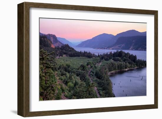 Spring Morning Landscape at Columbia River Gorge, Oregon-Vincent James-Framed Photographic Print