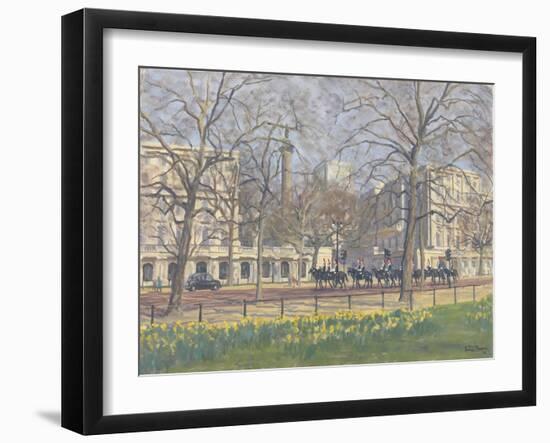 Spring Morning, the Mall, 2010-Julian Barrow-Framed Giclee Print