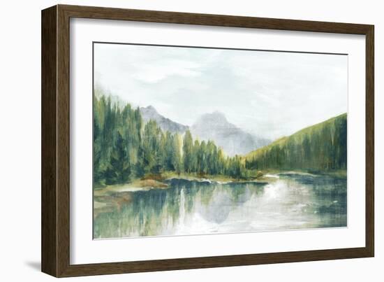 Spring Mountain View-Eva Watts-Framed Art Print