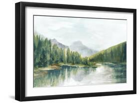 Spring Mountain View-Eva Watts-Framed Art Print