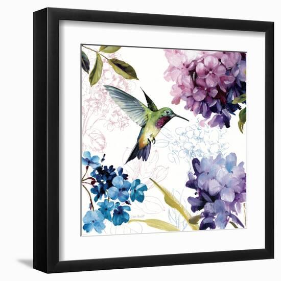 Spring Nectar Square II-Lisa Audit-Framed Art Print