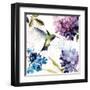 Spring Nectar Square II-Lisa Audit-Framed Art Print