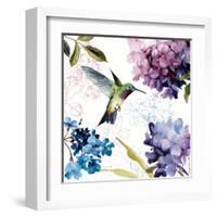 Spring Nectar Square II-Lisa Audit-Framed Art Print