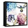 Spring Nectar Square III-Lisa Audit-Framed Stretched Canvas