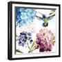 Spring Nectar Square III-Lisa Audit-Framed Art Print