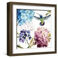 Spring Nectar Square III-Lisa Audit-Framed Art Print