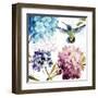 Spring Nectar Square III-Lisa Audit-Framed Art Print