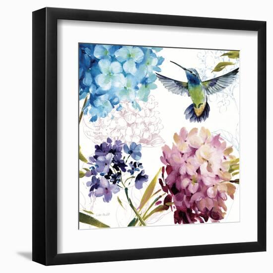 Spring Nectar Square III-Lisa Audit-Framed Art Print