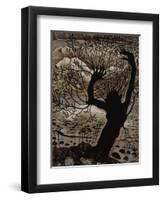 Spring Night and Willow-Nikolai Astrup-Framed Giclee Print