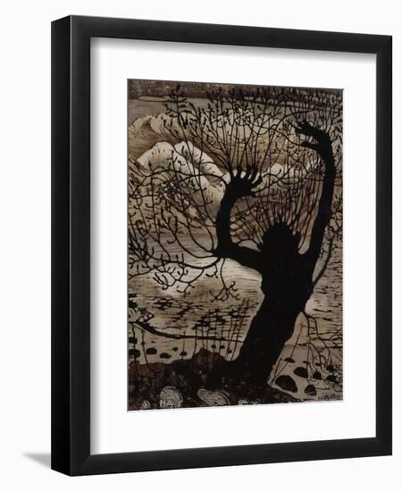 Spring Night and Willow-Nikolai Astrup-Framed Giclee Print