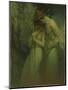 Spring Night, C.1910 (Oil on Canvas)-Alphonse Marie Mucha-Mounted Giclee Print