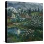 Spring Night with Full Moon-Nikolai Astrup-Stretched Canvas
