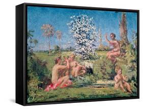 Spring (Oil on Canvas)-Ker Xavier Roussel-Framed Stretched Canvas