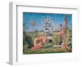 Spring (Oil on Canvas)-Ker Xavier Roussel-Framed Giclee Print