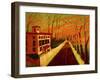 Spring on North Street (Greenwich, CT)-John Newcomb-Framed Giclee Print