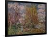 'Spring on the River Banks', late 19th century. (1941)-Alfred Sisley-Framed Giclee Print