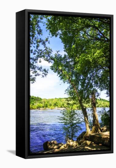 Spring on the River III-Alan Hausenflock-Framed Stretched Canvas