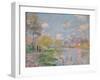 Spring on the Seine-Claude Monet-Framed Giclee Print