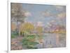 Spring on the Seine-Claude Monet-Framed Giclee Print