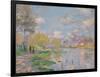 Spring on the Seine-Claude Monet-Framed Giclee Print