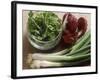 Spring Onions, Radicchio and a Bowl of Rocket-Eising Studio - Food Photo and Video-Framed Photographic Print