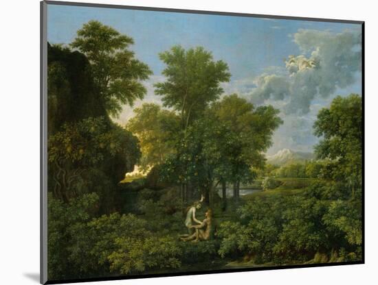 Spring, or Paradise on Earth, 1660-64-Nicolas Poussin-Mounted Giclee Print