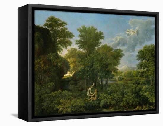 Spring, or Paradise on Earth, 1660-64-Nicolas Poussin-Framed Stretched Canvas