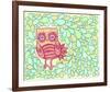 Spring Owl-My Zoetrope-Framed Art Print