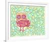 Spring Owl-My Zoetrope-Framed Art Print