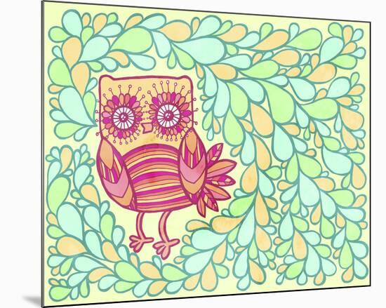 Spring Owl-My Zoetrope-Mounted Art Print