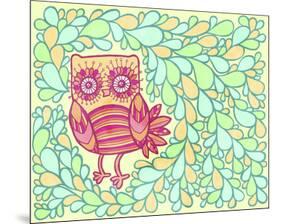 Spring Owl-My Zoetrope-Mounted Art Print