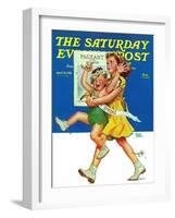 "Spring Pageant," Saturday Evening Post Cover, April 12, 1941-Frances Tipton Hunter-Framed Premium Giclee Print