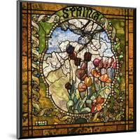 Spring panel from the Four Seasons-Louis Comfort Tiffany-Mounted Giclee Print